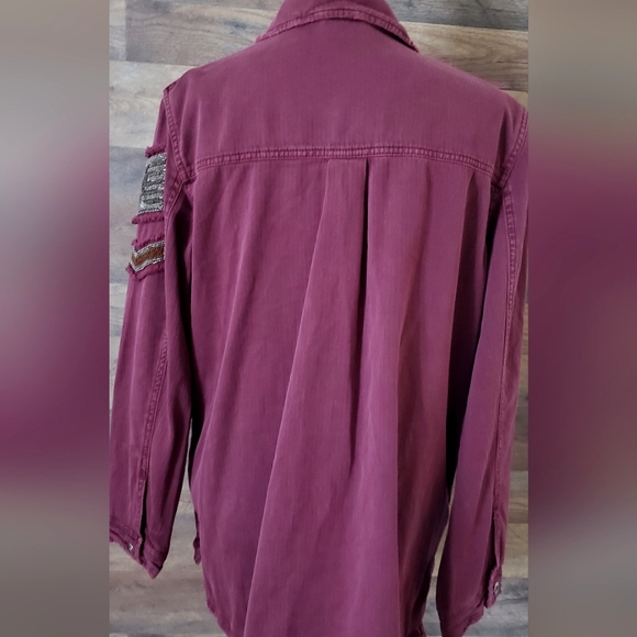 Free people beaded military jacket size L - Picture 3 of 10